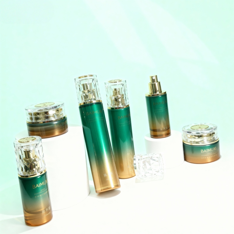 face cream in gold jar