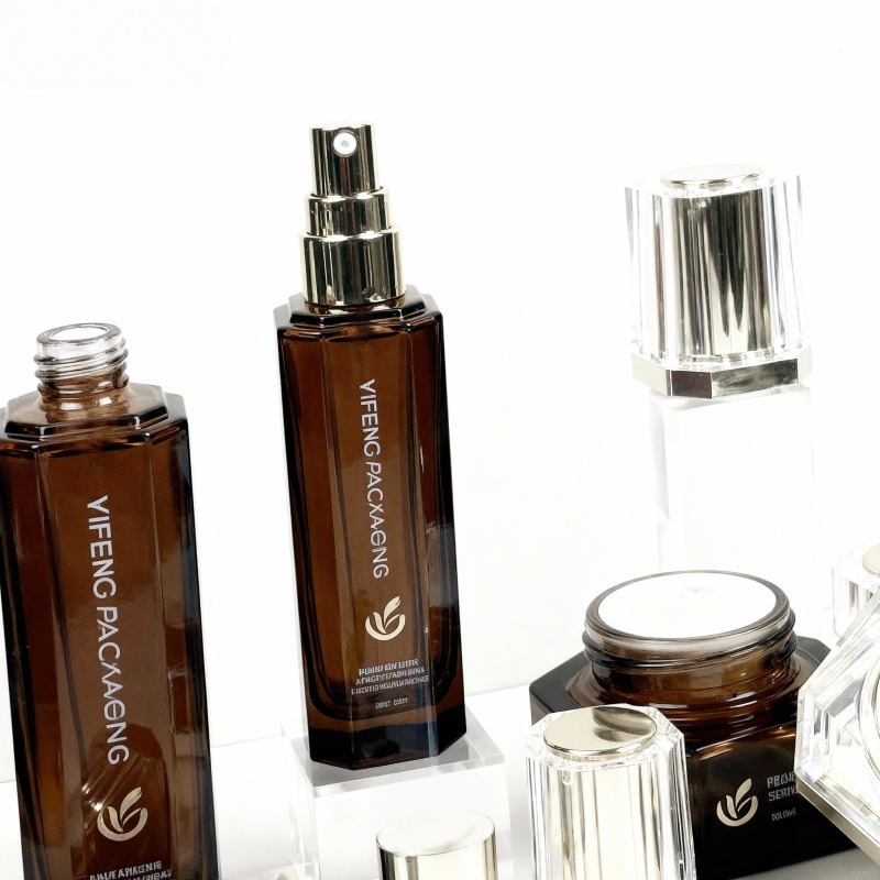 black cleanser bottle