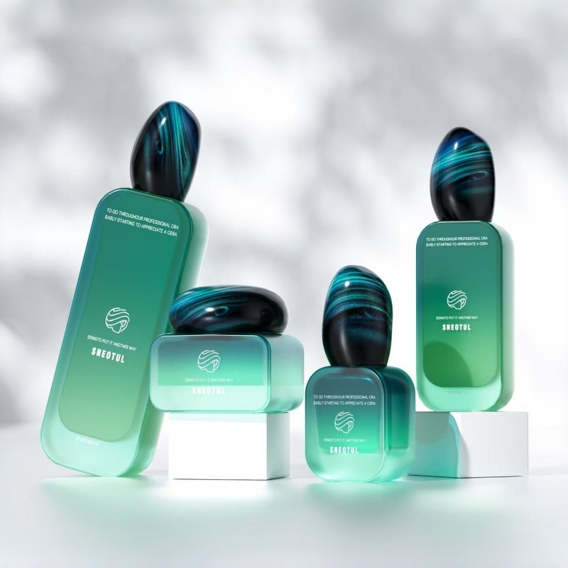 4 piece face care set - cleanser serum moisturizer eye cream