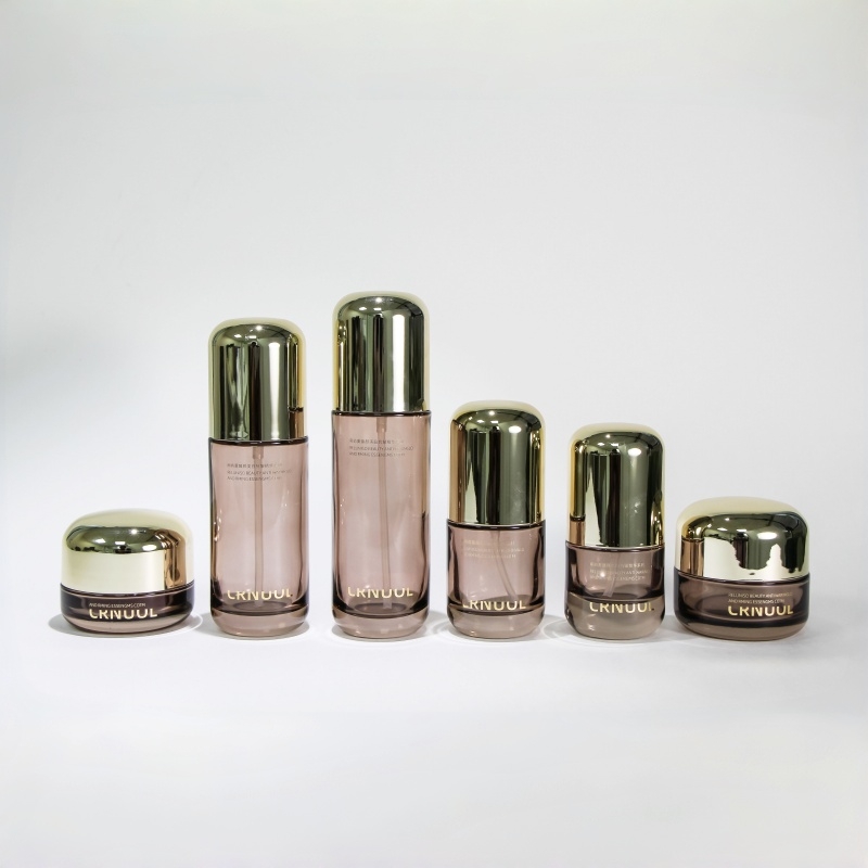 Empty Skincare Bottles 50ml 100ml Cosmetic Glass Packaging