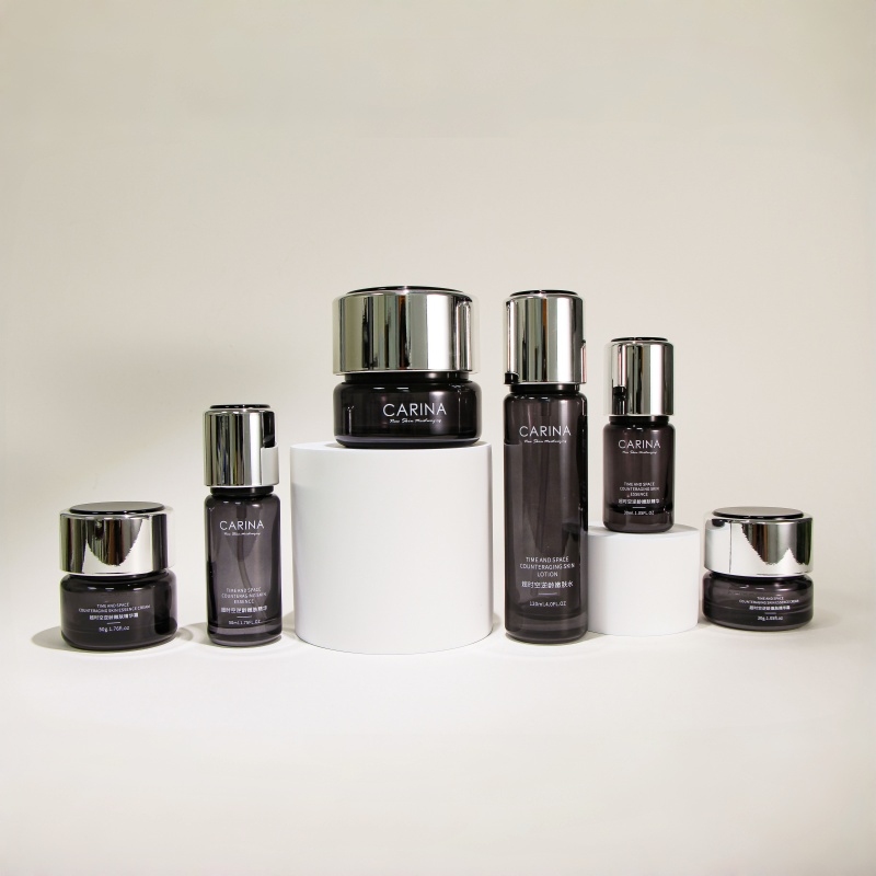 Glass Cosmetic Containers 30ml 30g 50g Glass Jars For Cosmetics