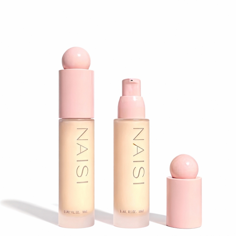 Fashion 30ml foundation liquid bottle - high-end glass individual packaging bottle