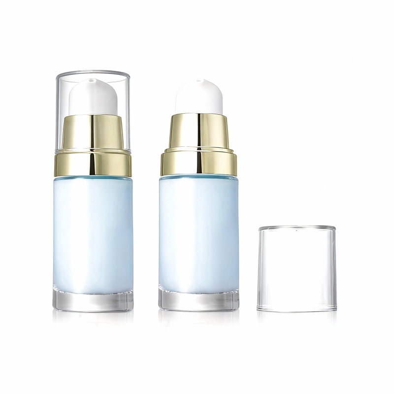 30ml glass emulsion pump filling process