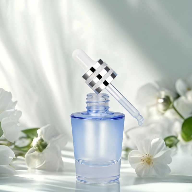 30ml/50ml Triangular Conical Glass Serum Bottle with Dropper