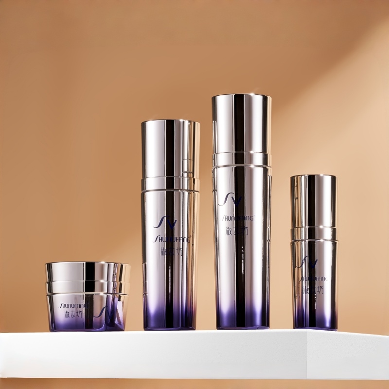 100ml manufacturer wholesale Lotion bottle acrylic oval essence bottle package