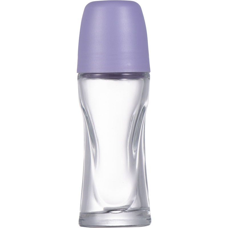 Glass ball bottle antiperspirant Verpackung Kunststoffkappe set