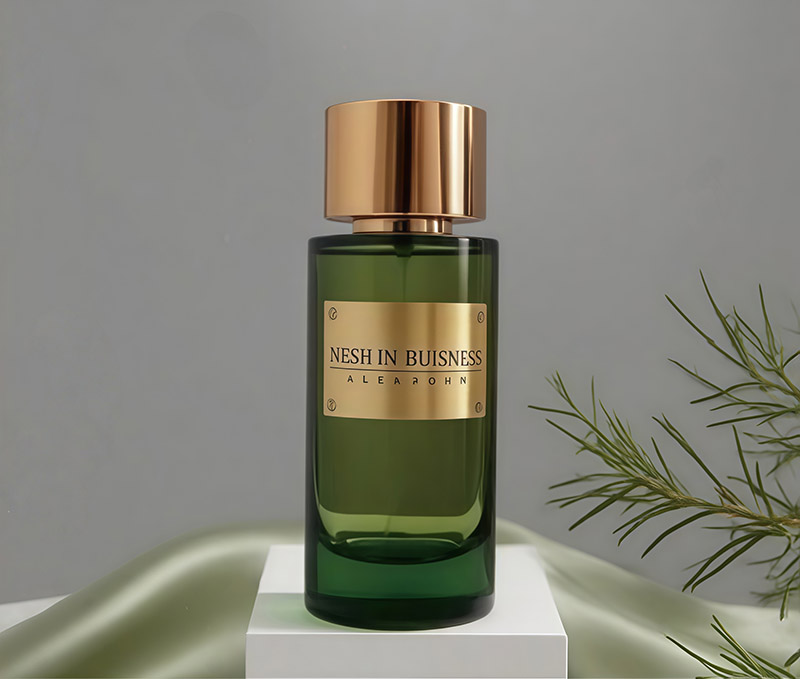 OEM New Design hochwertig leer Perfume Glasflasche