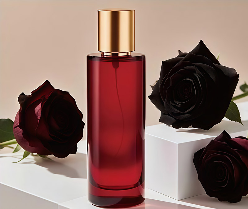 Flat Shoulder Refillable Spray Bottle Serum Essential Oil Parfümflasche