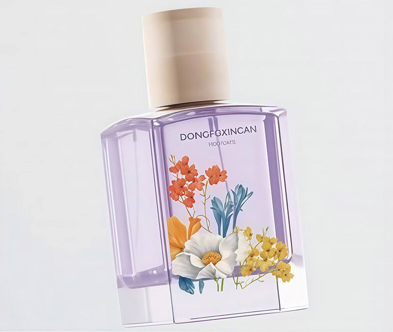 100ml square bottle mit cylindrical cap Pump sprayer mit individuellizable logo