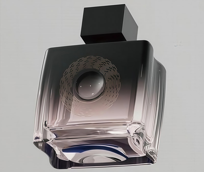 高端 High Quality 50ml Dark Blue 磨砂 玻璃瓶