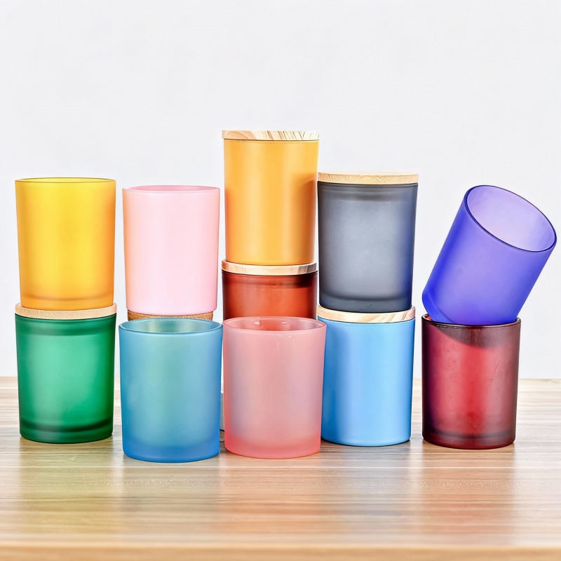 Gradient candle holder colored candle cup aromatherapy cup