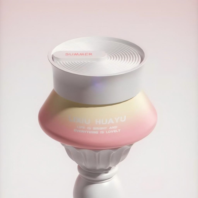 30g 50g Fashionable conical glass cream jar