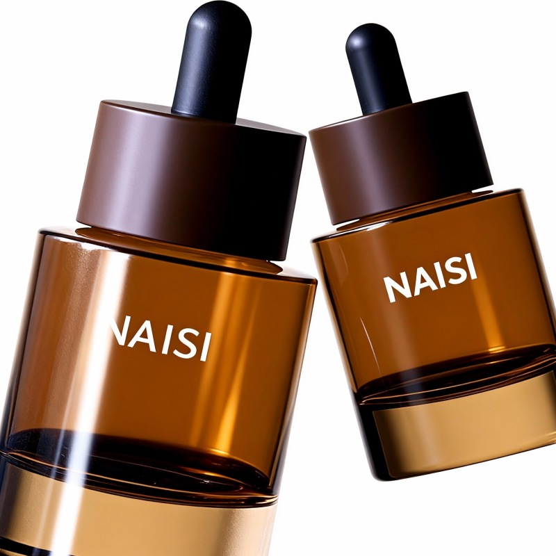 50ml, 80ml, 100ml thick-bottomed cylindrical bottle cosmetic essence liquid transfer bottles