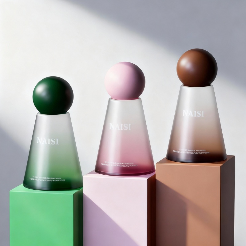 New 30ml, 50ml, 100ml, 120ml conical bottle for essential oil. Food-grade glass bottle for essential oil cosmetics.