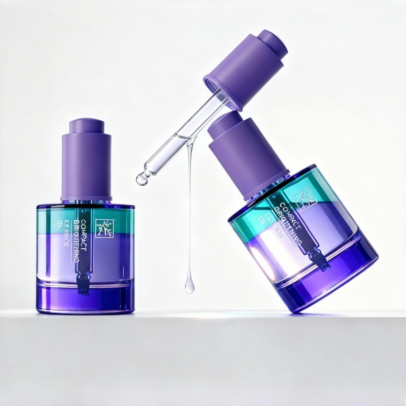 15ml 30ml 50ml cylindrical thick-bottomed push-down dropper bottle