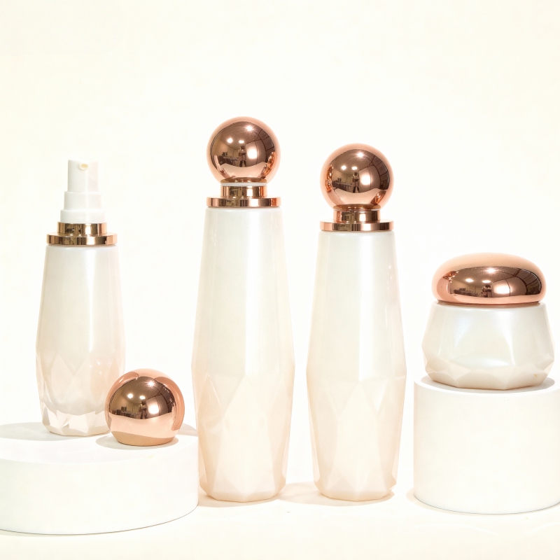 30ml 50ml manufacturer wholesale large belly shape cosmetics emulsion bottle for make up serum bottle