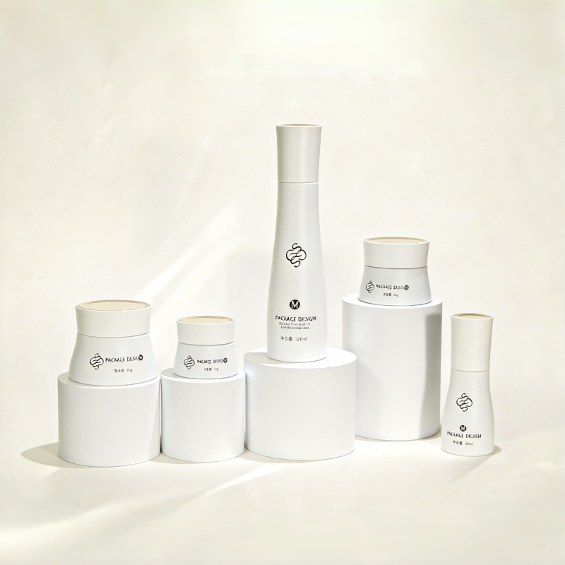 100ml Refilled oval shape cosmetics serums bottle