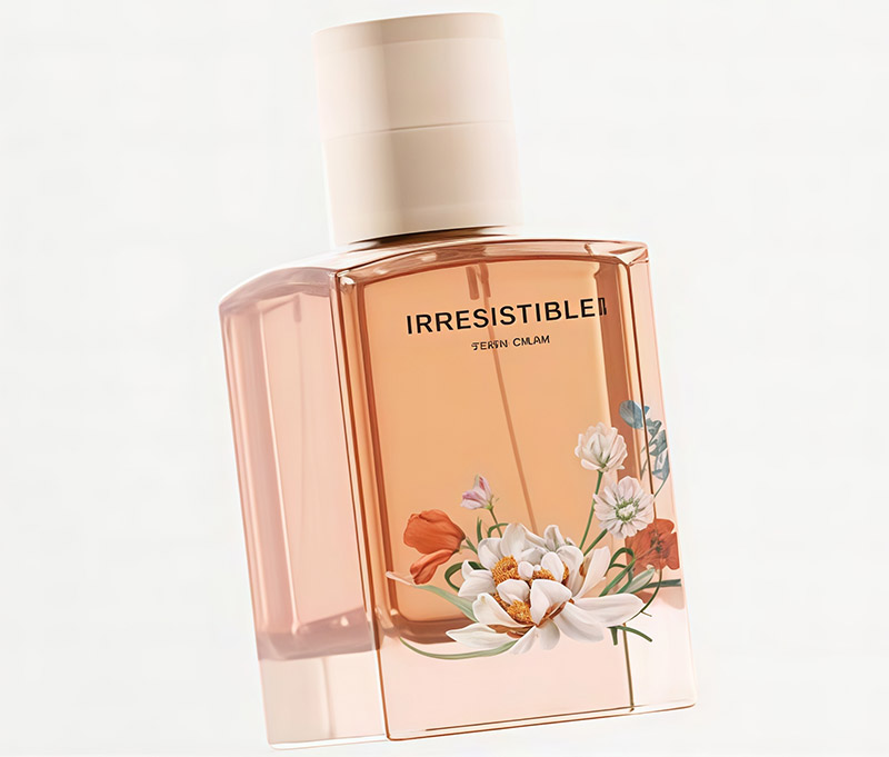 100ml square bottle mit cylindrical cap Pump sprayer mit individuellizable logo