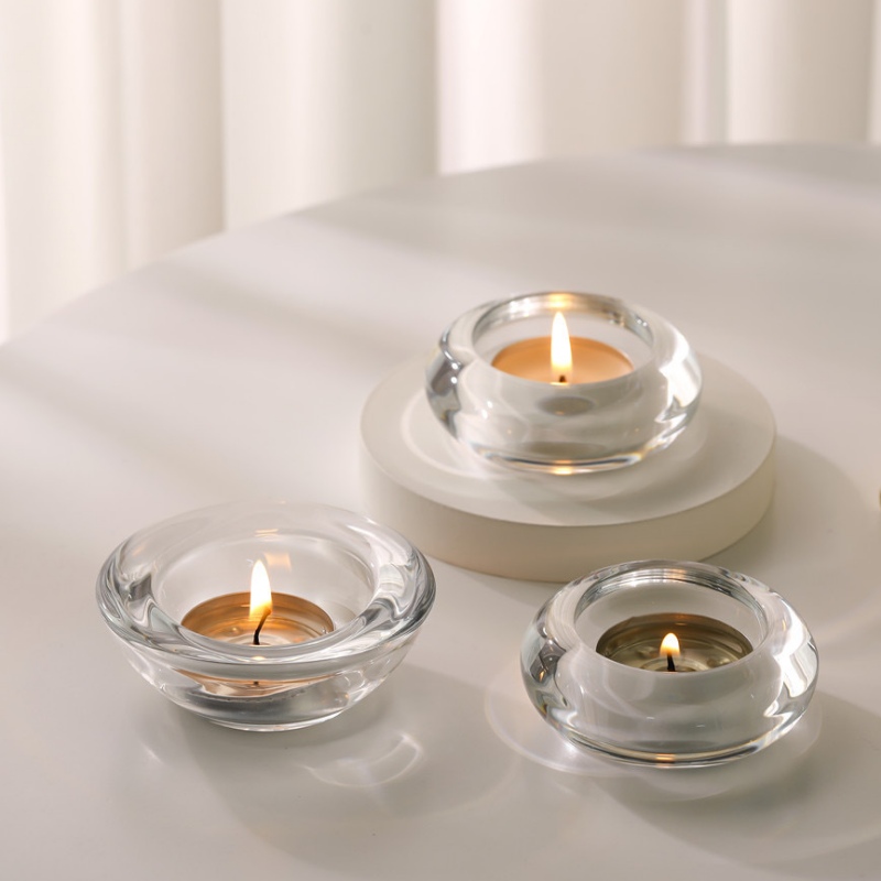 定制izable irregularly shaped glass candlesticks