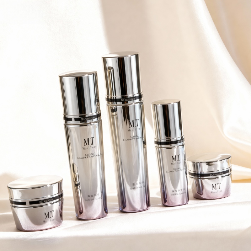 100ml manufacturer wholesale Lotion bottle acrylic oval essence bottle package