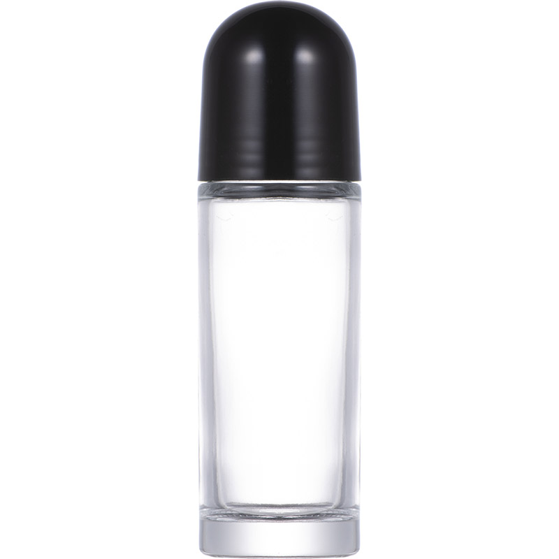 Ball bearing bottle cap 25ml 30ml 50ml antiperspirant deodorant lotion glass bottle