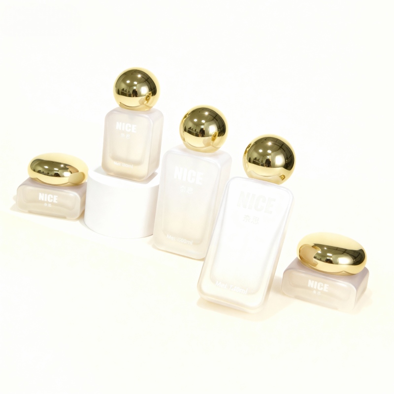 Customized processing service for cosmetic container packaging - 100 ml capacity, 50 ml glass bottles