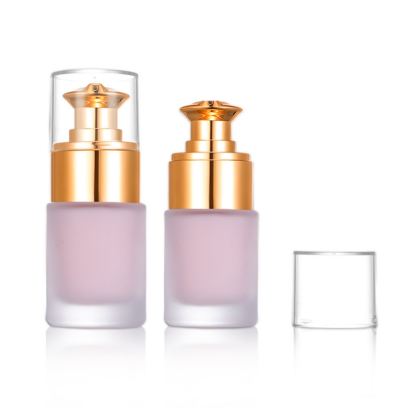 NS-F007 Rose Gold Glass Luxury Cosmetic Packaging