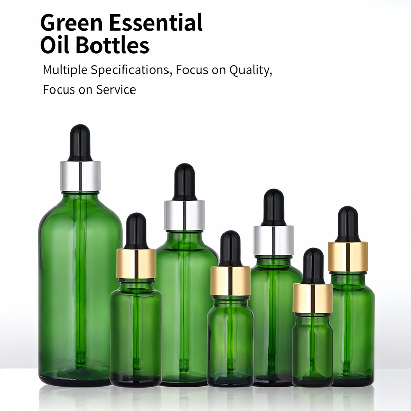 5ml, 10ml, 15ml, 20ml, 30ml, 50ml, 100ml Custom round empty black glass bottles with black caps.