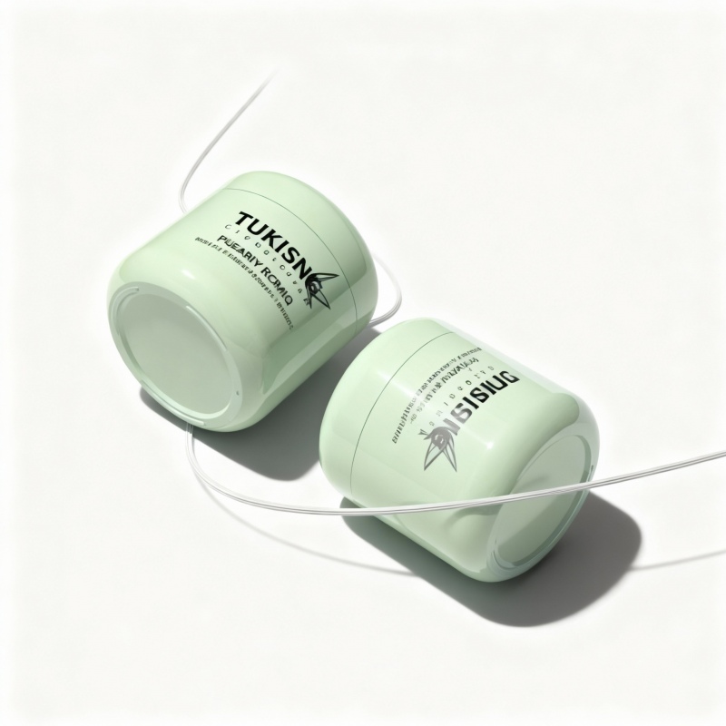 50g cylindrical glass facial cream jar with gasket