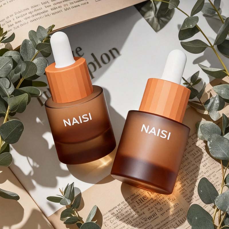 Green Glass 20ml スポイトボトルs Glass Thick Bottom Pipette Bottle