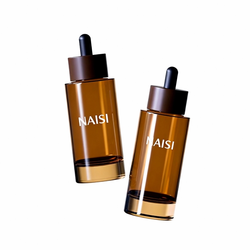 50ml, 80ml, 100ml thick-bottomed cylindrical bottle cosmetic essence liquid transfer bottles