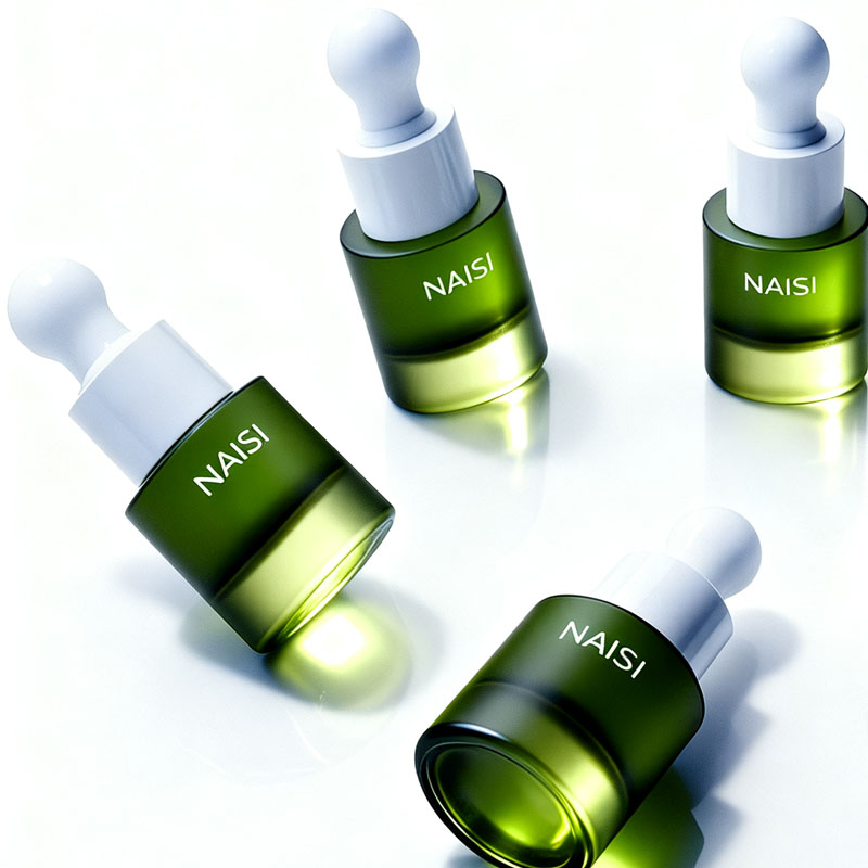 5ml 10ml light green thick-bottomed small-capacity dropper bottle