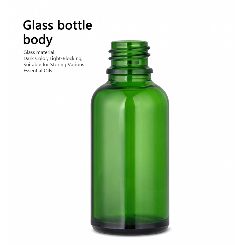 Newest 1oz 2oz 4oz  Cosmetic Glass Bottle Essential Oil Boston Round Bottle