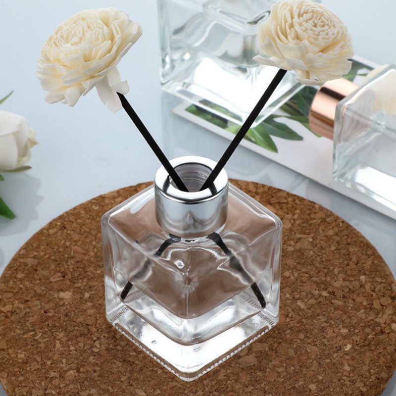 50ml 100ml 150ml 200ml 250ml 高級 Fragrance Diffuser Bottle Transparent Square