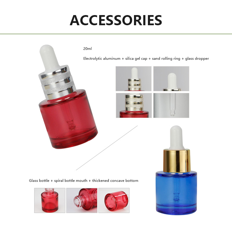 20ml Colored Essence Bottle