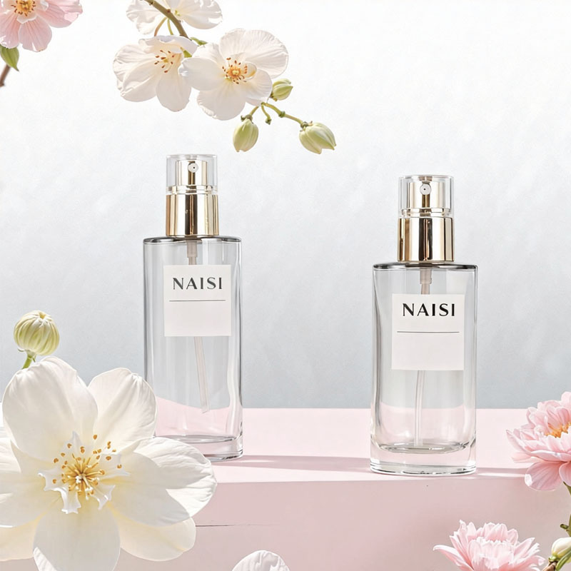 30ml, 40ml, 120ml, 100ml cosmetic spray/pump/toner essential oil Glasflasche