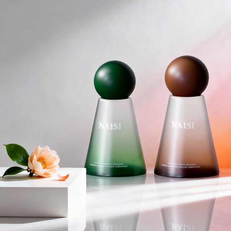 New 30ml, 50ml, 100ml, 120ml conical bottle for essential oil. Food-grade glass bottle for essential oil cosmetics.