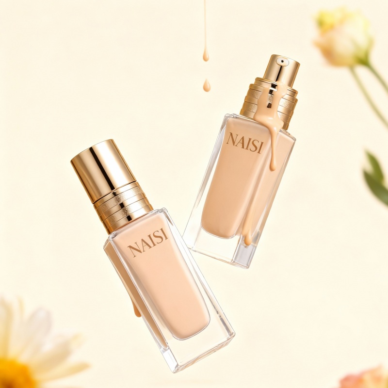 30ml Glass Square Clear Lotion Bottles